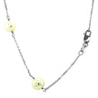 14k White Gold Necklace with White Pearls