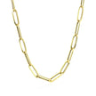 14K Yellow Gold Bold Paperclip Chain (4.2 mm)
