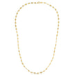 14k Yellow Gold Necklace with Polished Circles