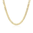 3.2 mm 14k Two Tone Gold Pave Curb Chain