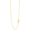 14k Yellow Gold Adjustable Box Chain 0.6mm