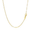 14K Yellow Gold Fine Paperclip Chain (1.5mm)
