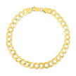 7.0mm 10k Yellow Gold Curb Bracelet