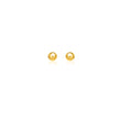 14k Yellow Gold Ball Style Stud Earrings (4.0 mm)