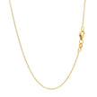 Double Extendable Cable Chain in 14k Yellow Gold (1.0mm)