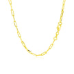 14K Yellow Gold Paperclip Chain (2.5mm)