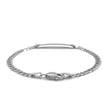 14k White Gold Curb Link Chain Polished Children's ID Bracelet