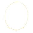 14k Yellow and Rose Gold Mom Necklace