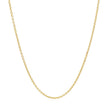 14k Yellow Gold Round Cable Link Chain 1.3mm