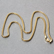 14k Yellow Gold Solid Round Box Chain 2.5 mm