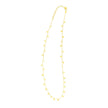 14K Yellow Gold Necklace with Dangling Stars