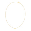 14K Yellow Gold Aquarius Necklace