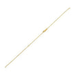 Extendable Bead Chain in 14k Yellow Gold (1.00 mm)