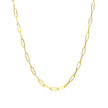 14K Yellow Gold Delicate Paperclip Chain (2.1mm)