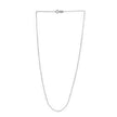 Adjustable Cable Chain in 14k White Gold (0.97 mm)