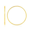 Endless Hoop Style Earrings in 14K Yellow Gold