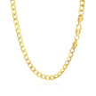 4.4mm 10k Yellow Gold Curb Chain