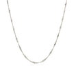 14k White Gold Singapore Chain 1.5mm