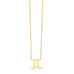 14K Yellow Gold Gemini Necklace