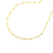 14k Yellow Gold Wire Paperclip Chain (2.7mm)