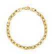 14k Yellow Gold French Cable Chain Bracelet  (4.80 mm)