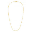 14k Yellow Gold Alternate Valentino Chain (1.40 mm)