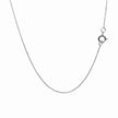 14k White Gold Diamond Cut Cable Link Chain 0.7mm