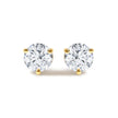 14K White Gold 1.00 Cttw Lab Grown Diamond Martini Set Round Solitaire Stud Earrings