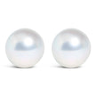 .925 Sterling Silver 5-5.5MM Cultured Freshwater Pearl Solitaire Stud Earrings