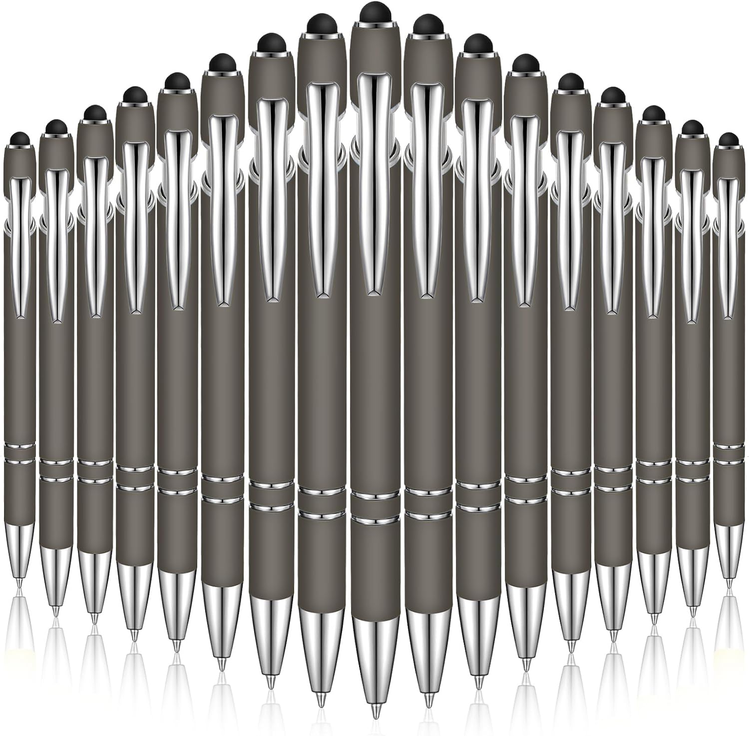 Custom Engraved 2-in-1 Stylus & Ballpoint Pen – Sleek Metal Design, Smooth Black Ink, Personalized Branding Gift