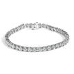 IGI Certified 14K White Gold 6.0 Cttw Lab Grown Diamond Tennis Bracelet