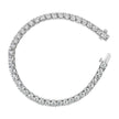IGI Certified 14K White Gold 6.0 Cttw Lab Grown Diamond Tennis Bracelet