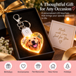 Personalized LED Heart Photo Keychain – Custom Light-Up Photo Keepsake
