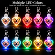 Personalized LED Heart Photo Keychain – Custom Light-Up Photo Keepsake