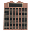 28 X 35 American Walnut Roster Solid Walnut Recognition Plaque W/200 Plates