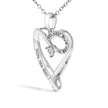 .925 Sterling Silver Diamond Accent 