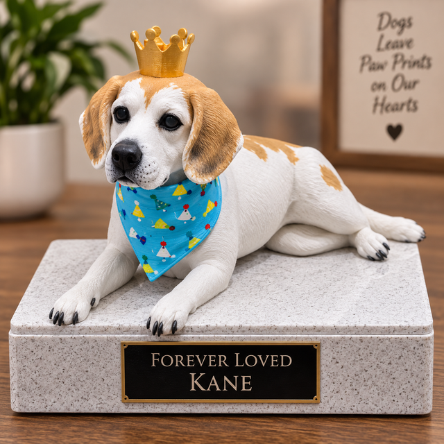 Custom Pet Memorial Figurine From Photo, Personalized 3D Printed Pet Keepsake, Remembrance Display Sculpture
