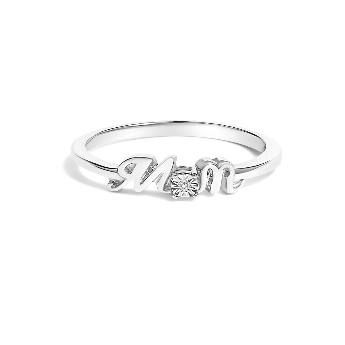 .925 Sterling Silver Diamond Accent 