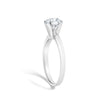14K White Gold 1.00 Cttw Round Lab Grown Diamond Solitaire Ring