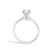 14K White Gold 1.00 Cttw Round Lab Grown Diamond Solitaire Ring
