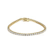 14K Yellow Gold Classic 5.00 Cttw Diamond Tennis Bracelet