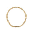14K Yellow Gold 5.0 Cttw Diamond Scalloped Link Tennis Bracelet