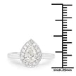 14K White Gold 0.70 Carat Genuine White Diamond Ring