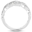 0.40 Carat Genuine White Diamond .925 Sterling Silver Ring