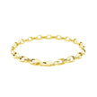 4.6mm 14k Yellow Gold Oval Rolo Bracelet