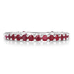 1.04 Carat Genuine Ruby .925 Sterling Silver Ring