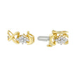 10k Yellow Gold Plated .925 Sterling Silver 2.00 Cttw Round-Cut Diamond Link 7