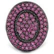 3.11 Carat Genuine Ruby .925 Sterling Silver Ring
