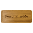 Acacia Charcuterie Board - 13.8x5.5 - Personalized With Your Special Message For The Occasion - Tableware - Custom Crafting Alliance, LLC