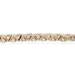 14K Yellow Gold Round-Cut Diamond Bracelet (4.00 cttw, H-I Color, I1-I2 Clarity)